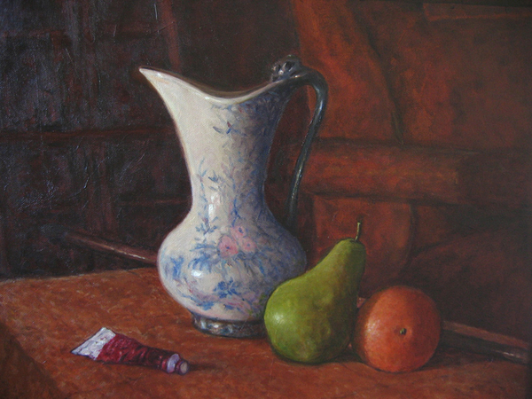 Pitcher and Fruit